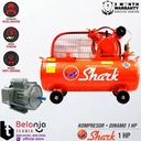 Shark Mesin Kompresor Udara 1 Hp + Dinamo Motor 3phase Air Compressor