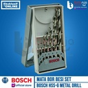 Bosch Mata Bor Besi Set 7 Pcs HSS-G Metal Drill Bits 2-10 MM Din 338