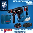 Bosch Rotary Hammer Cordless GBH 187-Li Mesin Bor Charger Baterai 4 Ah