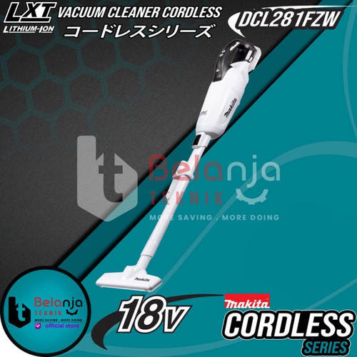 Makita Vacuum Cleaner DCL281FZW Cordless Penghisap Debu Set 18V 5 AH