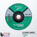 Taiyo Flexible Grinding Wheel GC 120 Batu Gerinda Poles 4 Inch GC10 4"
