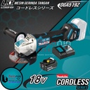 Makita Cordless Angle Grinder 5" DGA519Z Mesin Gerinda Tangan SET 18V