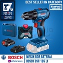 Bosch Mesin Bor Baterai Cordless Drill GSR 185 LI 18V + X-line 33 Pcs