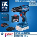 Bosch Bor Tembok Baterai Cordless GSB 185 LI 18V + Mata X-line 33 Pcs