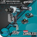Makita Mesin Bor Obeng Baterai DDF486Z Cordless Driver Drill 18V Set