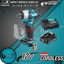 Makita Impact Wrench Cordless TW161 Mesin Pembuka Baut SET Baterai 12V