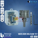 Benz Mata Bor Holesaw TCT 48 MM Mata Bor Plong Metal Besi Hole Saw