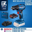 Bosch Mesin Bor Baterai Cordless Drill Brushless GSR 185 LI 18 Volt