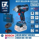 Bosch Mesin Impact Wrench Cordless GDS 18V-400 + Baterai Procore 4AH