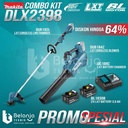 Makita Combo Kit DLX2398 Blower + Brush Cutter Cordless Potong Rumput
