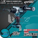 Makita Cordless Hammer Drill DHP486Z Mesin Bor Baterai 18 Volt DHP 486
