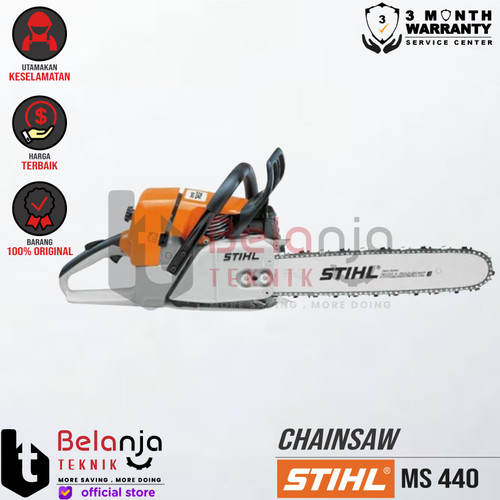 STIHL Chainsaw MS 440 20 Inch Mesin Potong Kayu MS440 Gergaji Kayu 20"