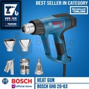 Bosch Hot Gun GHG 20-63 FE Mesin Pemanas Listrik 2000W Digital 4Nozzle
