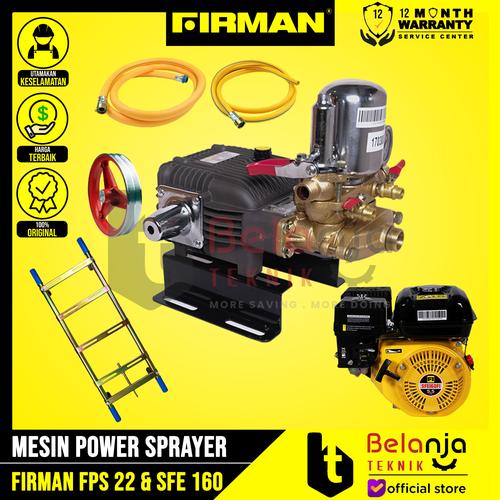 Firman Mesin Power Sprayer FPS 22 Mesin Firman SFE 160 Set Siap Pakai