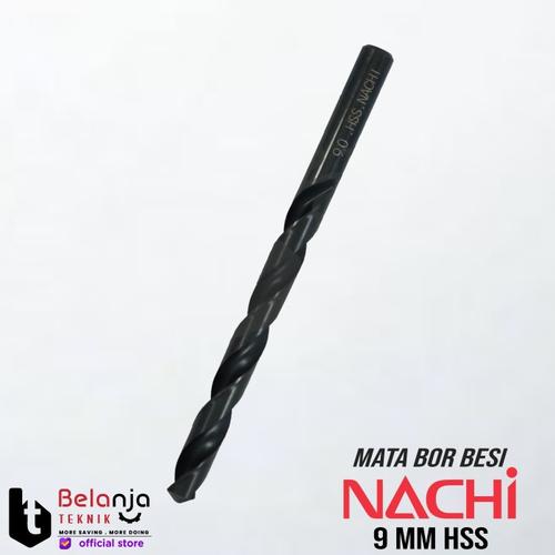 Nachi Mata Bor Besi HSS 9 mm Shank Lurus Drill Bit 9mm Original