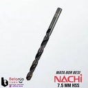 Nachi Mata Bor Besi HSS 7 mm Shank Lurus Drill Bit 7mm Original