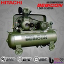 HITACHI Air Compressor Bebicon 1.5OP-9.5GS5A 2 HP Kompresor Angin 2HP