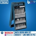BOSCH MATA OBENG SET MINI 25 PCS X-LINE SCREWDRIVER BITS SET 25 PCS