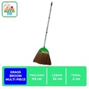 GRASS BROOM MULTI PIECE - Sapu Rumput Tongkat 3 Bagian Berkualitas
