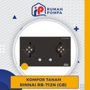 Kompor Tanam 2 Tungku Rinnai RB-712N (GB)