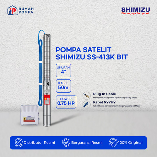 POMPA SUBMERSIBLE STAINLES SHIMIZU SS-413-K BIT