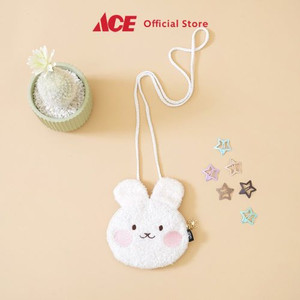 Ace - Ataru Tas Selempang Anak Plush Rabbit - Putih