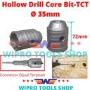 Hole Saw Beton Hollow Drill Core Bit TCT Ukuran 35mm Wipro