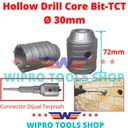Hole Saw Beton Hollow Drill Core Bit TCT Ukuran 30mm Wipro