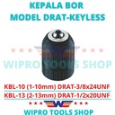 WIPRO Kepala Bor Keyless / Drill Chuck Self Lock 10 / 13mm Model Drat