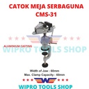WIPRO Ragum / Vise Clamp / Penjepit / Catok Meja Serbaguna 60mm CMS-31