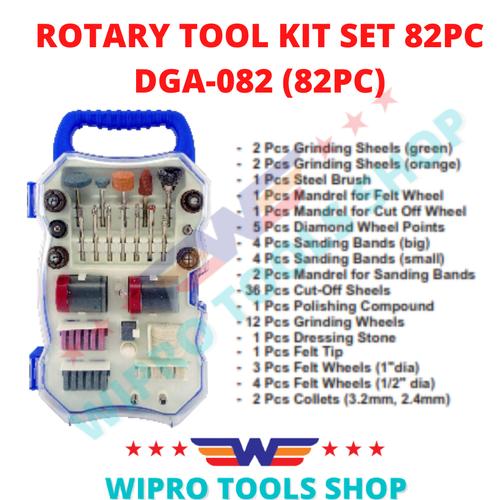 WIPRO Rotary Tool Kit Set 82PCS DGA-082