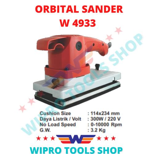 WIPRO Mesin Amplas / Orbital Sander W 4933