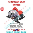 WIPRO Mesin Gergaji Potong Kayu / Circle / Circular Saw W 9185