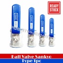1" STOP KRAN AIR BALL VALVE STAINLESS SANKYO