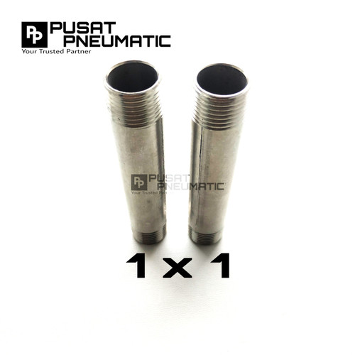 Pipa Nepel / Pipe nipple Stainless steel 304 1" 10 CM