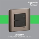 Schneider Electric ZENcelo 16AX Saklar 2 Gang 2 Arah - E8432_2_SZ_G3