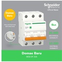 Schneider Electric NEW DOMAE MCB 25A 3P - DOMF01325