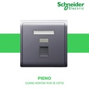 Schneider Electric PIENO 1 Gang Kontak RJ45 & Cat 5E- E8231RJS_5_LS_G1