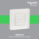Schneider Electric ZENcelo Saklar Datar 4 Gang 1 Arah - E8434_1_WE_G3