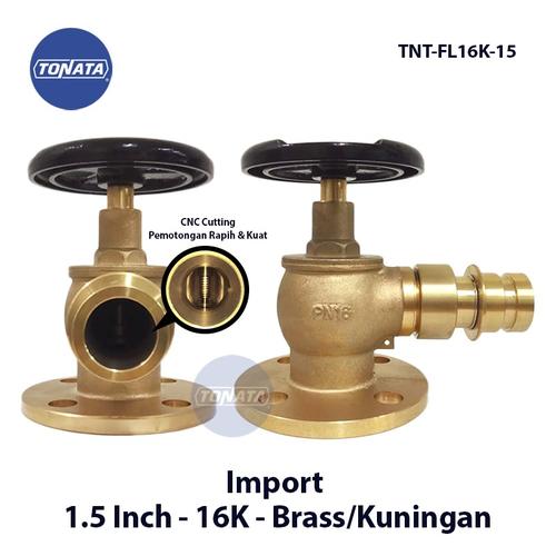 Hydrant Valve Machino 1.5" - 16K / Type Flange / Brass / Import