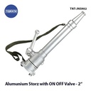 Jet Nozzle Alumunium Storz with ON OFF Ball Valve Handle 2" Inch