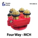 Siamese Brass Four Way / Kuningan / Machino / 4 Way Connection
