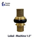 Coupling Machino Kuningan 1.5"