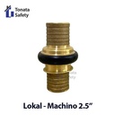 Coupling Machino Kuningan 2.5"