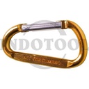 2 PCS CARABINER CLIMBING KUNING 8 x 80 / 2 PCS CARABINER YELLOW ROHA