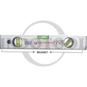 MAGNET ALUMINIUM / ALUMINUM LEVEL WITH SCALE (MAGNETIC) 40" MAXPOWER