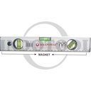 MAGNET ALUMINIUM / ALUMINUM LEVEL WITH SCALE (MAGNETIC) 48" MAXPOWER