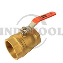 STOP KERAN / KRAN GAS AIR BRASS KUNINGAN 3" / BRASS BALL VALVE SAMBO