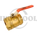 STOP KERAN / KRAN GAS AIR BRASS KUNINGAN 4" / BRASS BALL VALVE SAMBO