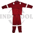 WEARPACK FULL SET SETELAN BAJU CELANA MERAH PROYEK / STEEL HORSE L